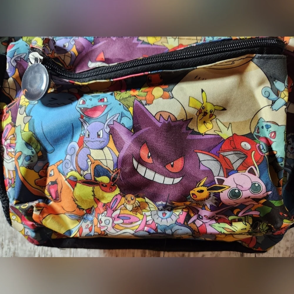Pokemon Gotta Catch Them All Colorful Character Kids Backpack School Bag